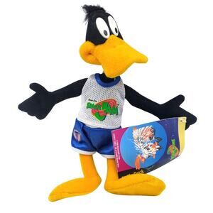 Vintage McDonalds Space Jam Daffy Duck Plush 1996 Warner Brothers Looney Tunes